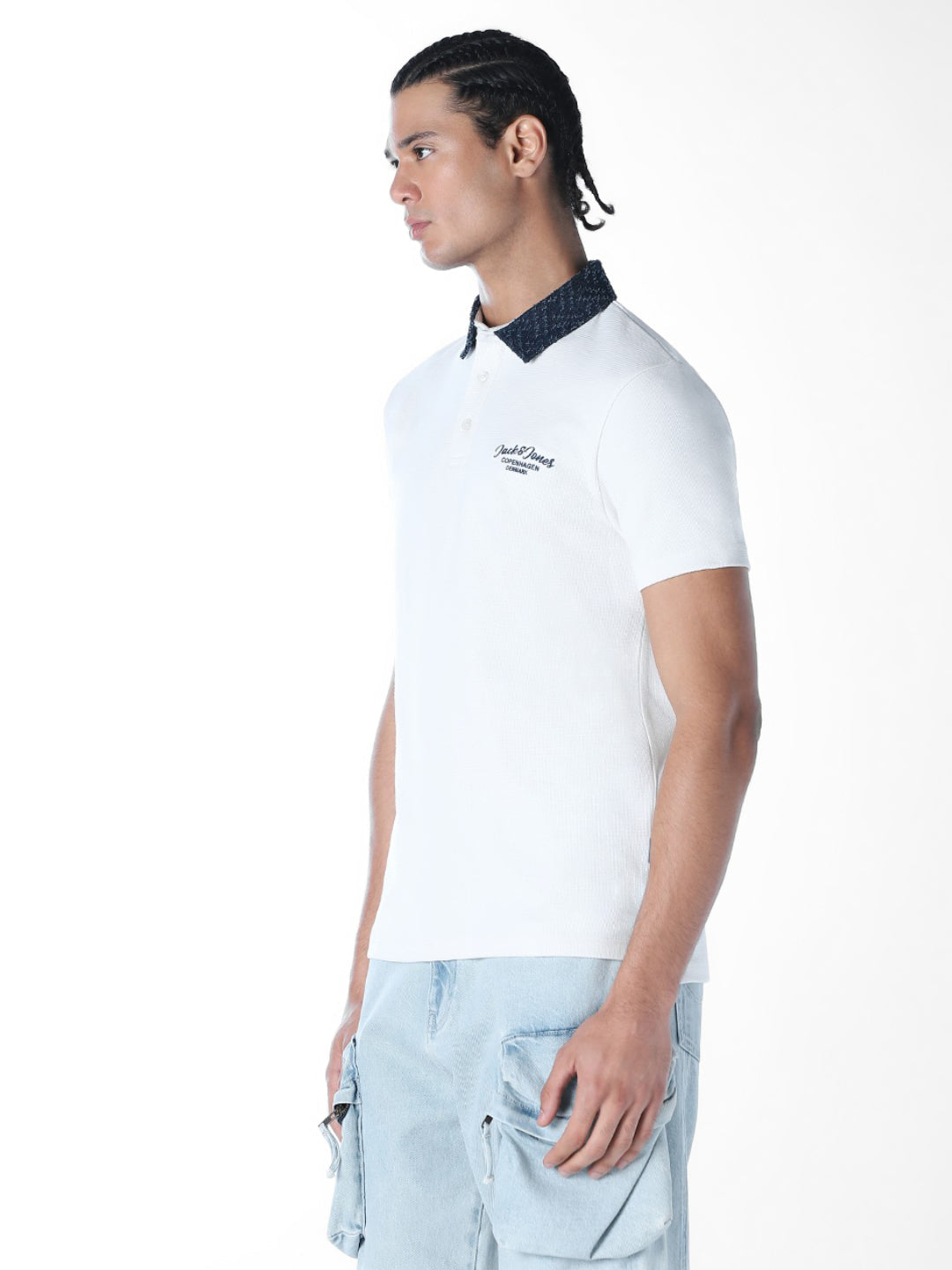 Applique Embroidered Polo T-shirt