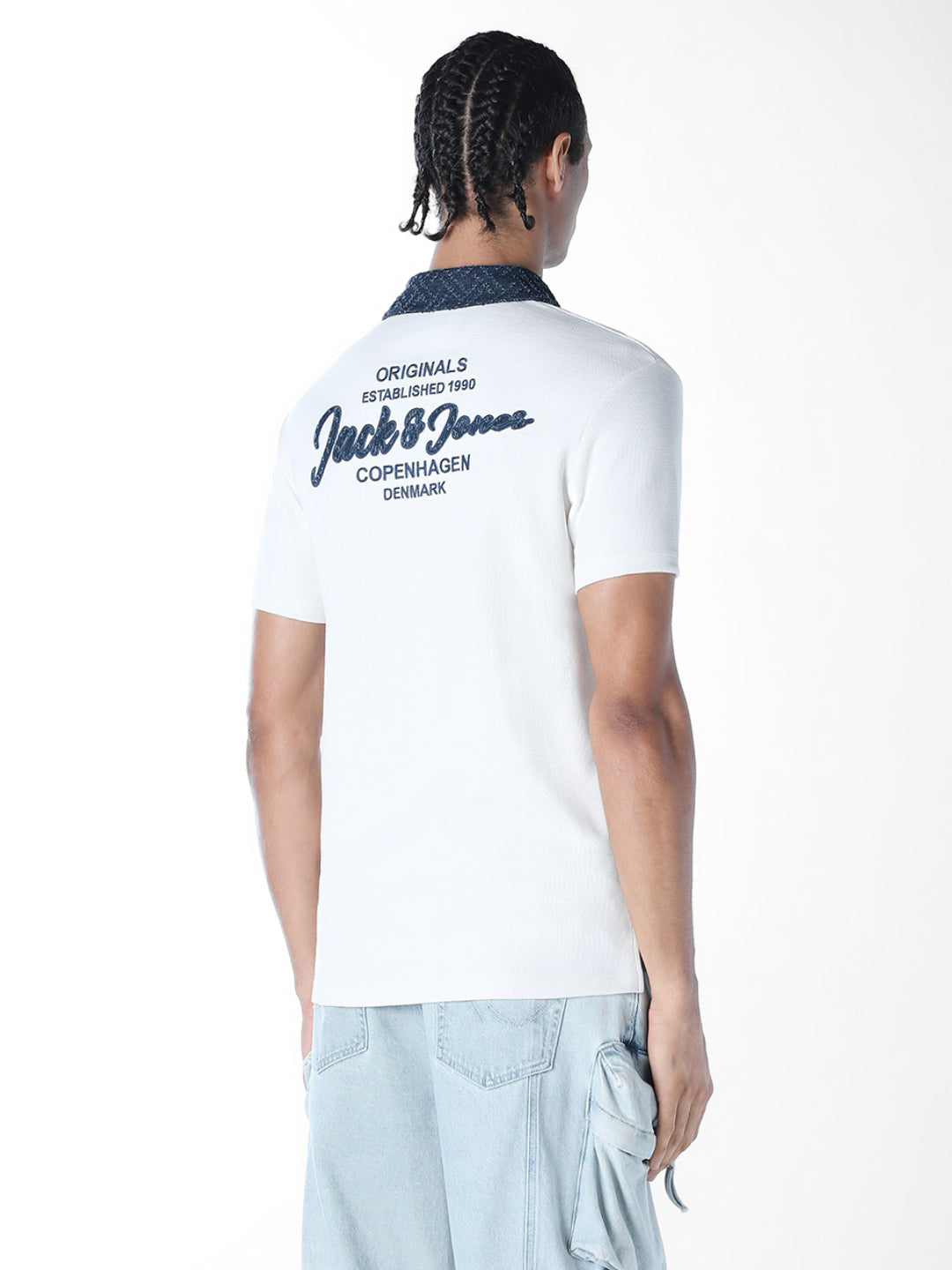 Applique Embroidered Polo T-shirt