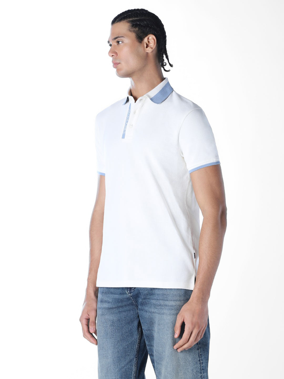 Printed Cotton Polo