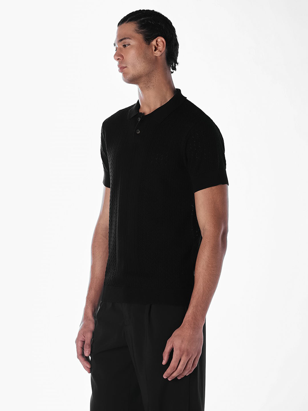 Slim Fit Knitted Polo