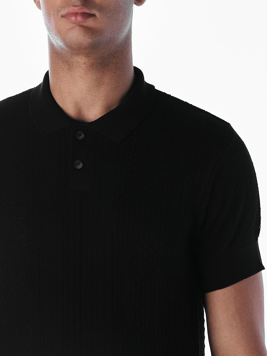 Slim Fit Knitted Polo