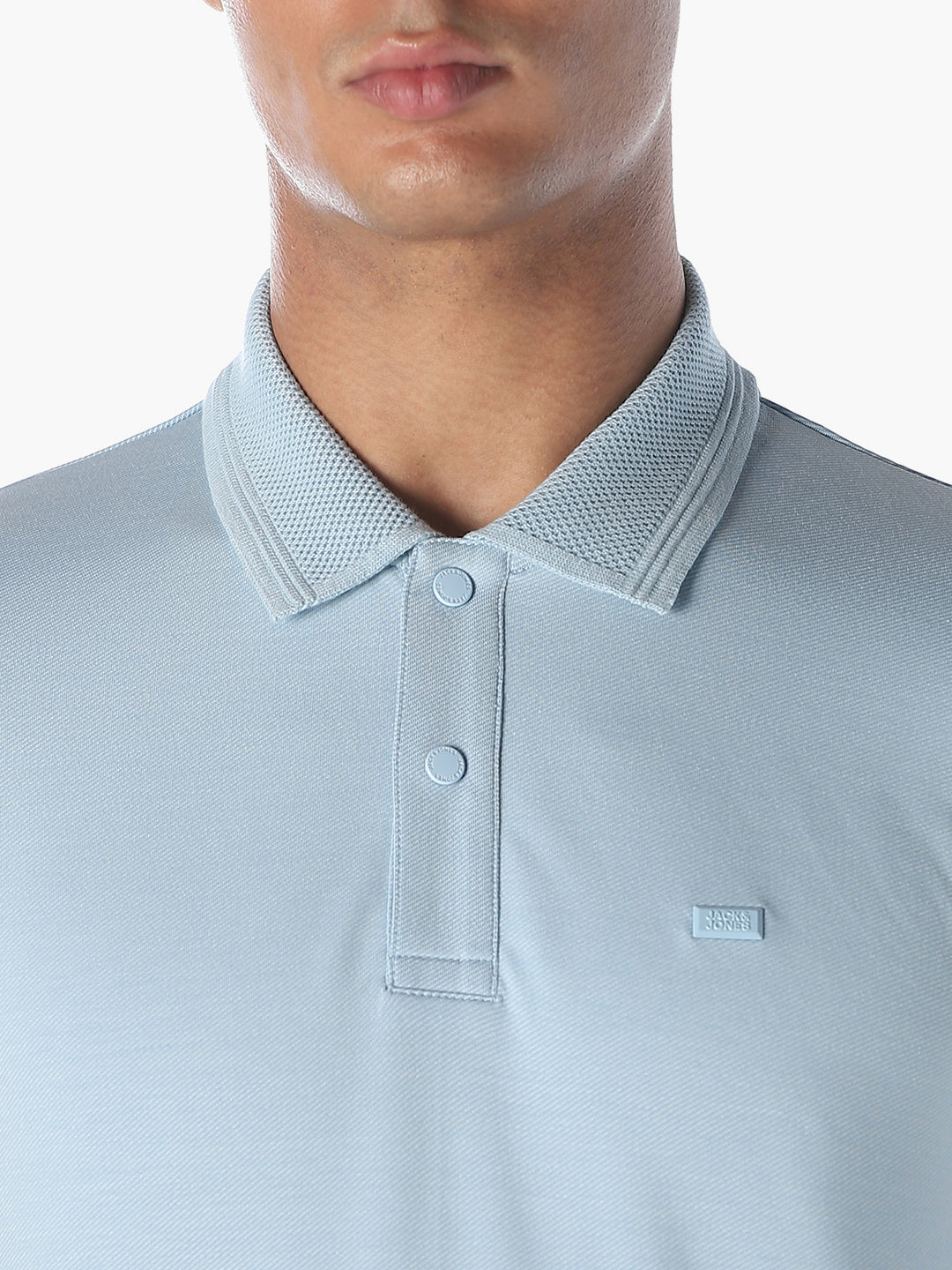 Light Blue Cotton Polo