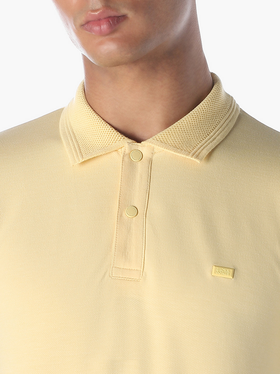 Light Yellow Cotton Polo