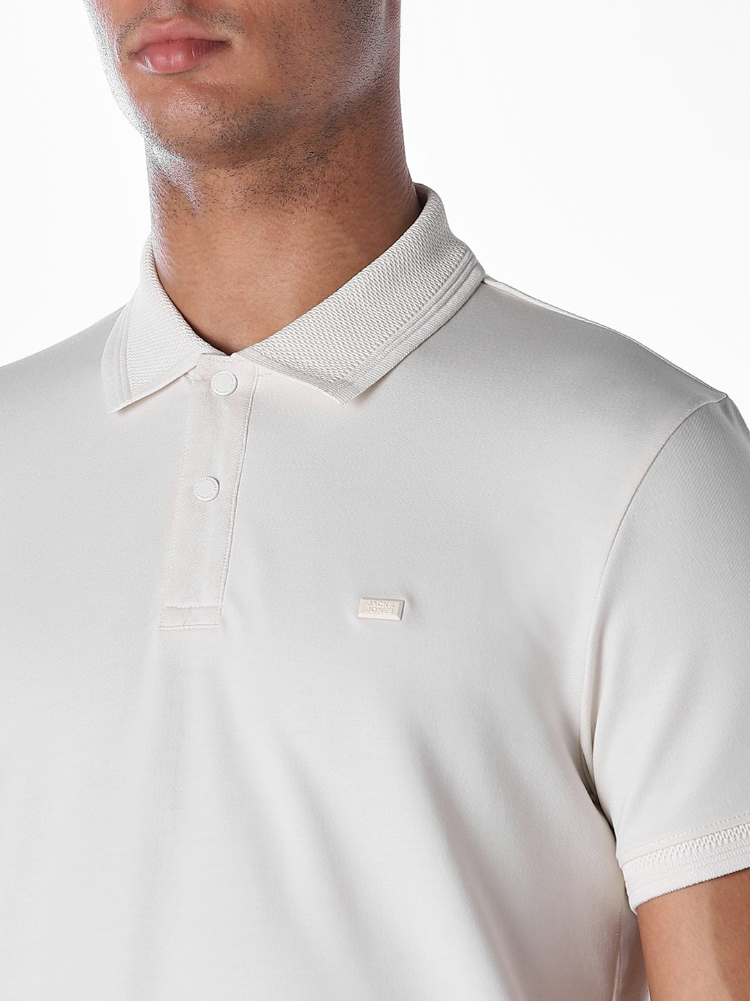White Cotton Polo