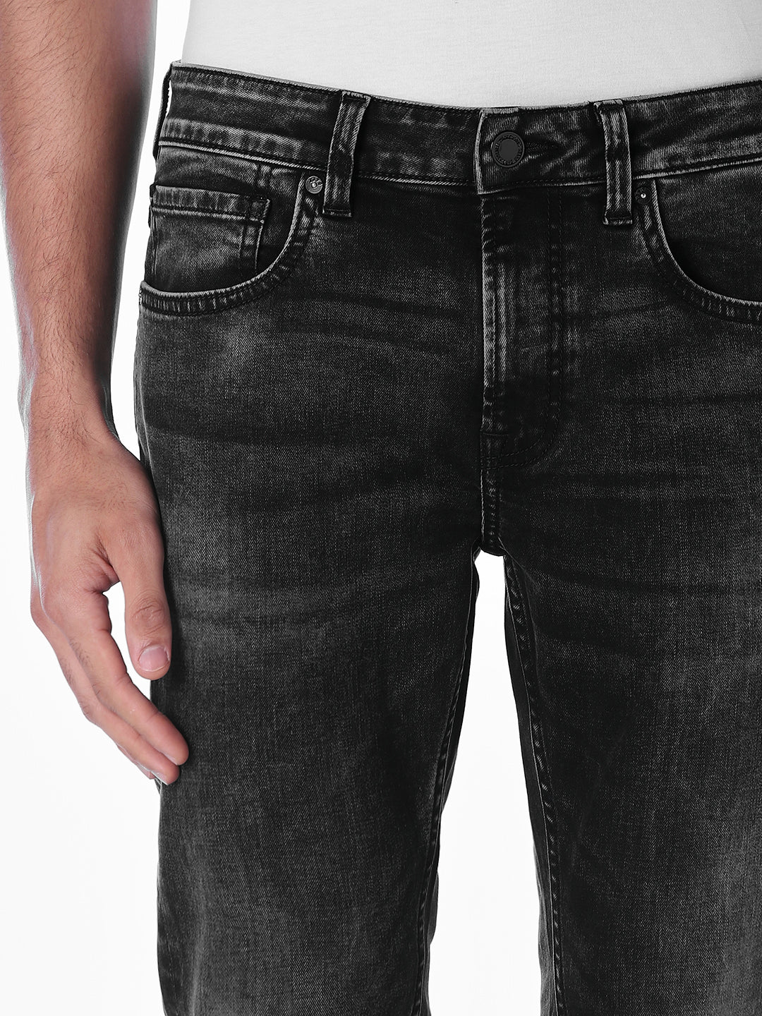 5 Pocket Washed Ben Skinny Fit Jeans