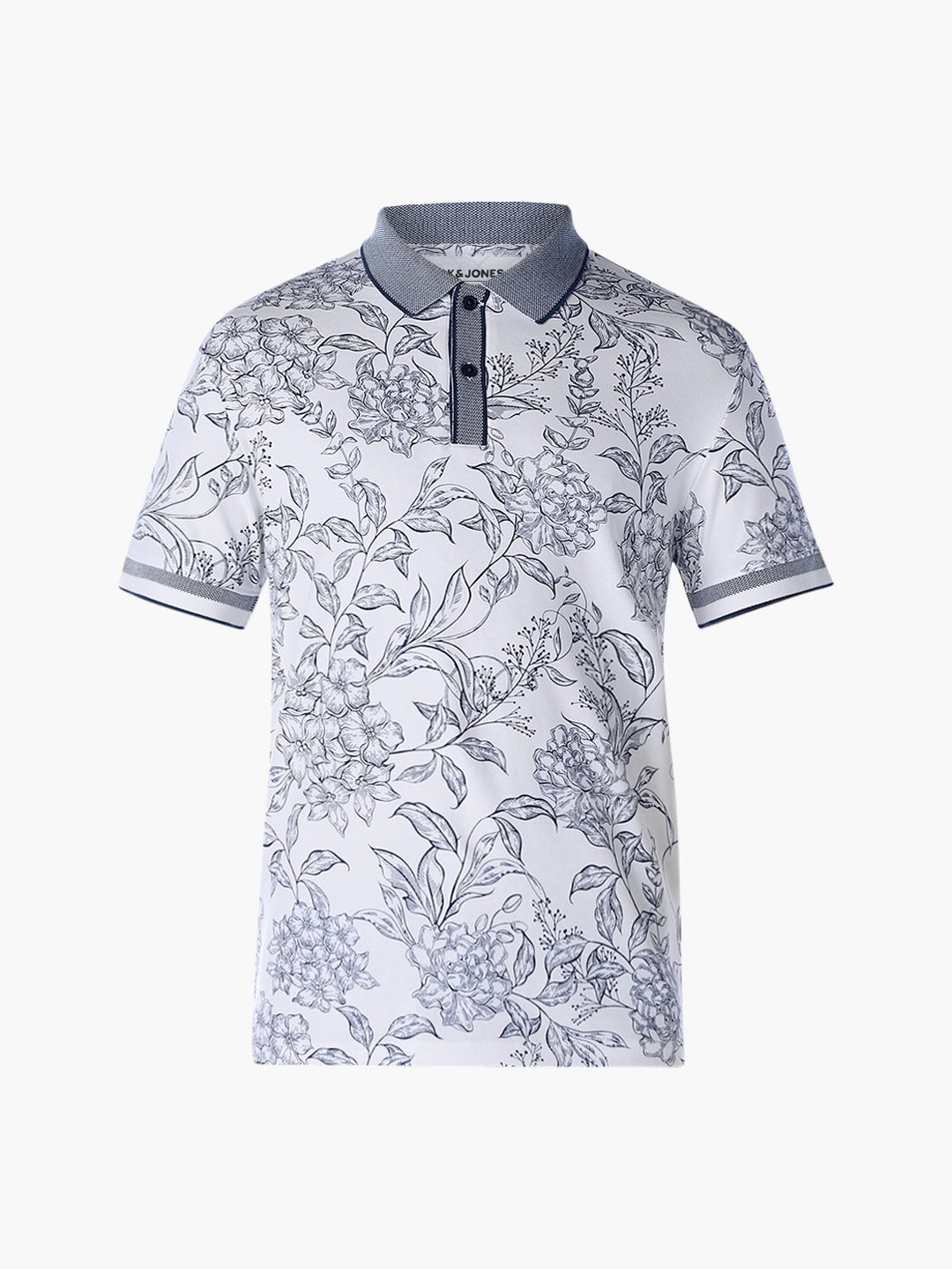 Jacquard Printed Polo