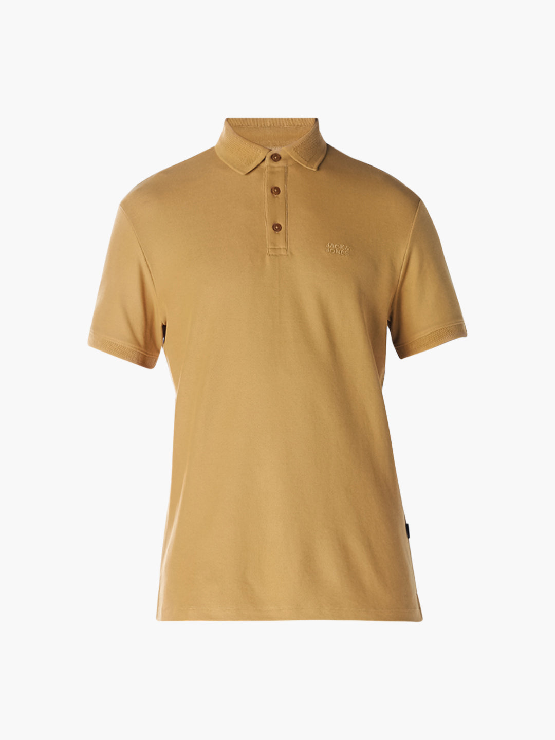 Knitted Logo Print Polo