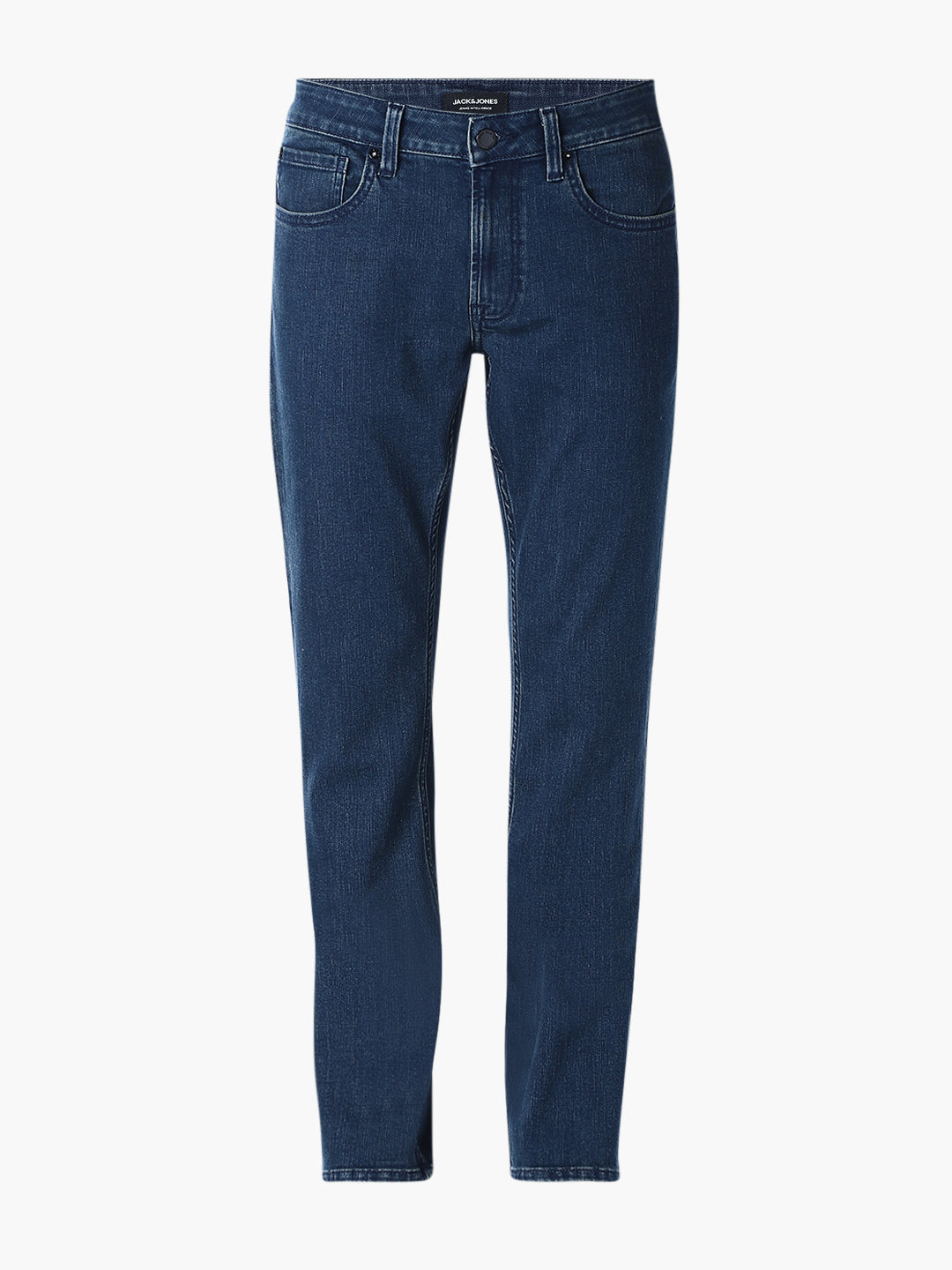 Dark Blue 5 Pocket Clark Regular Fit Jeans
