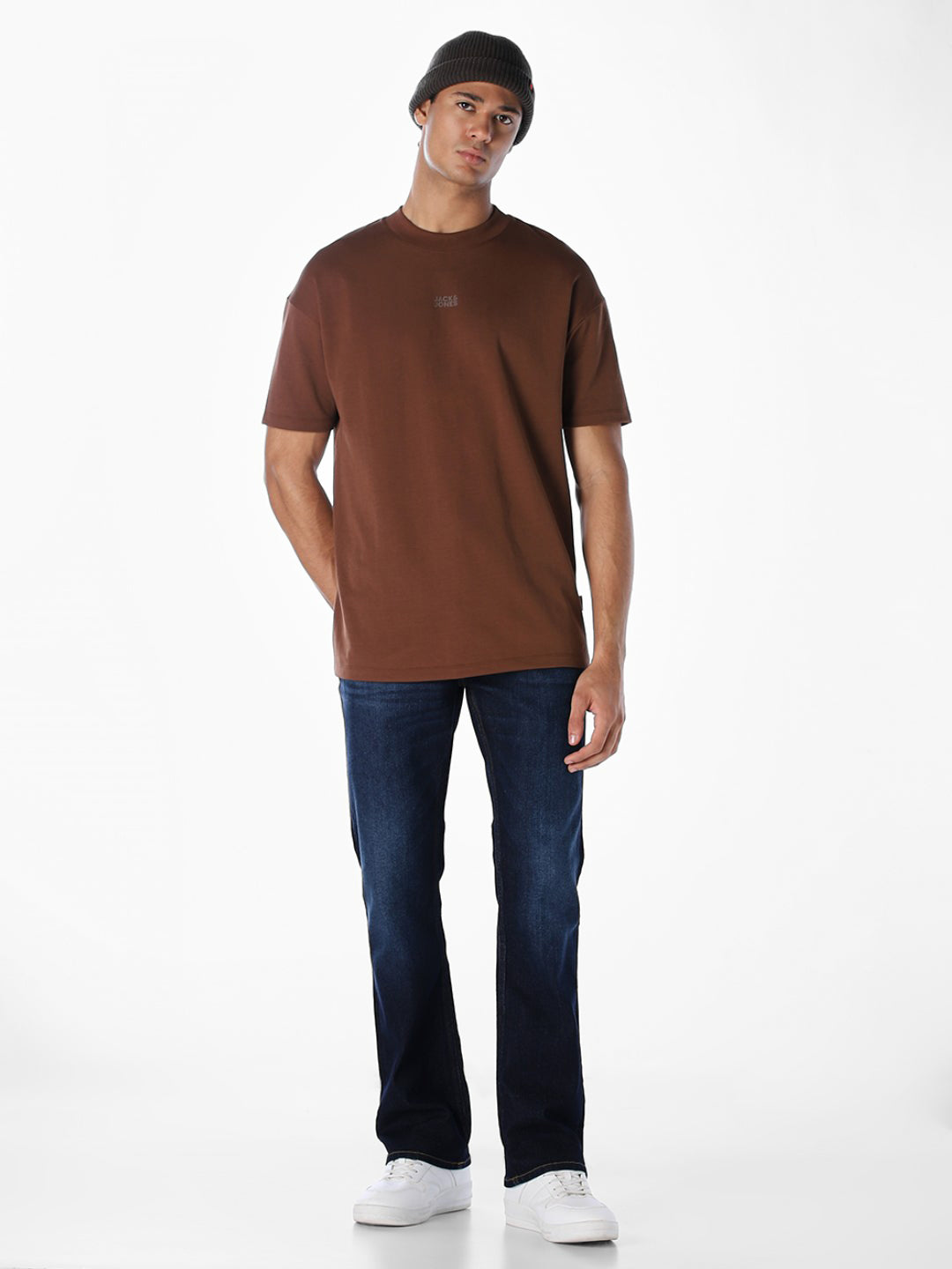 Dark Blue Cliff Bootcut Jeans