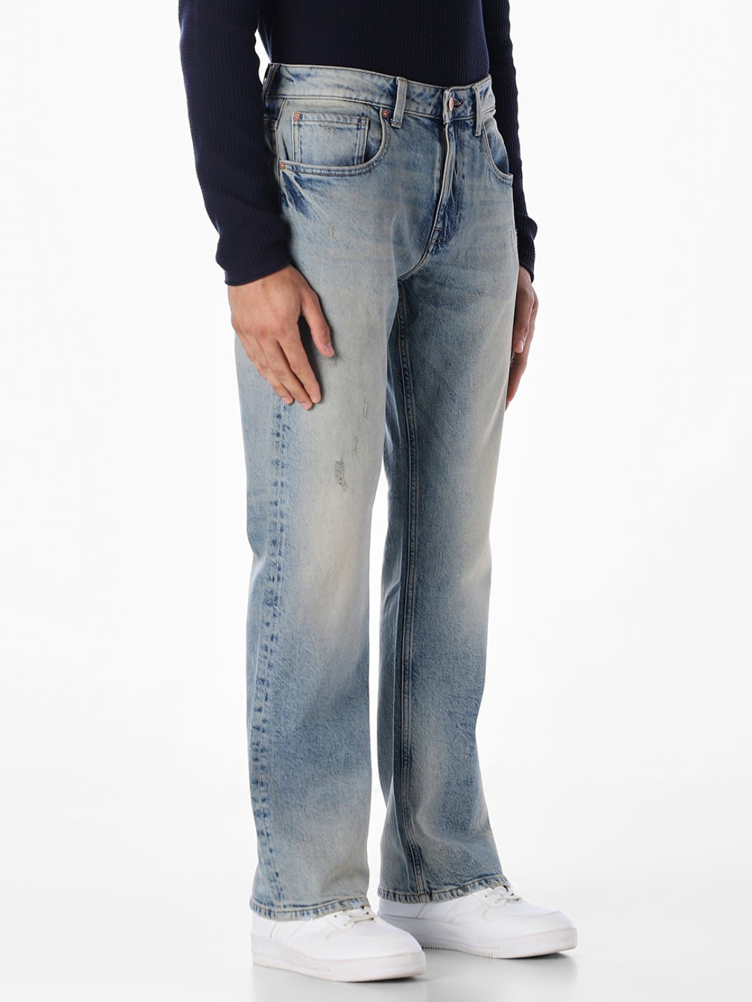 Light Blue Cliff Bootcut Jeans