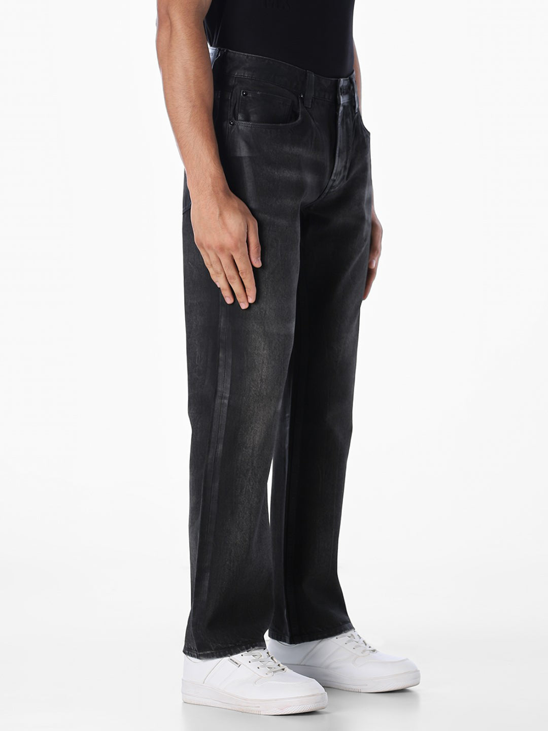 Black Cliff Bootcut Jeans