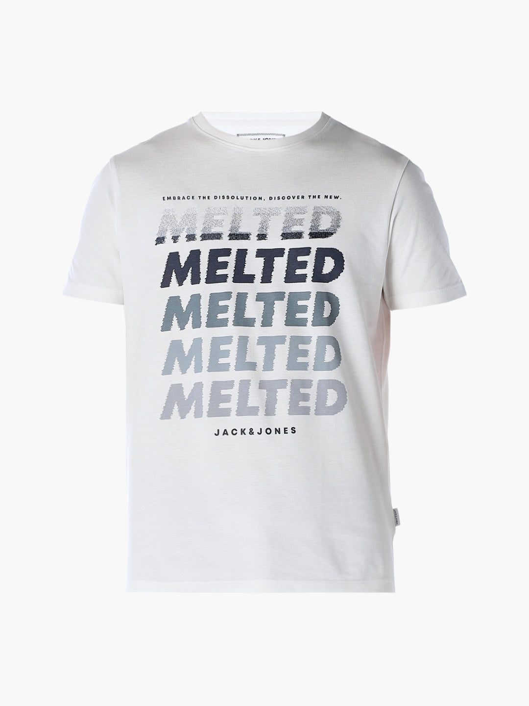 Typographic Print Cotton T-shirt