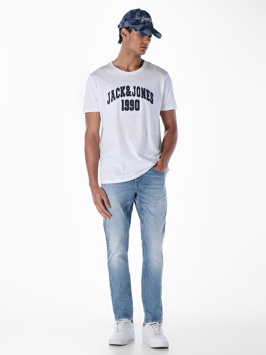 Light Blue 5 Pocket Glenn Slim Fit Jeans