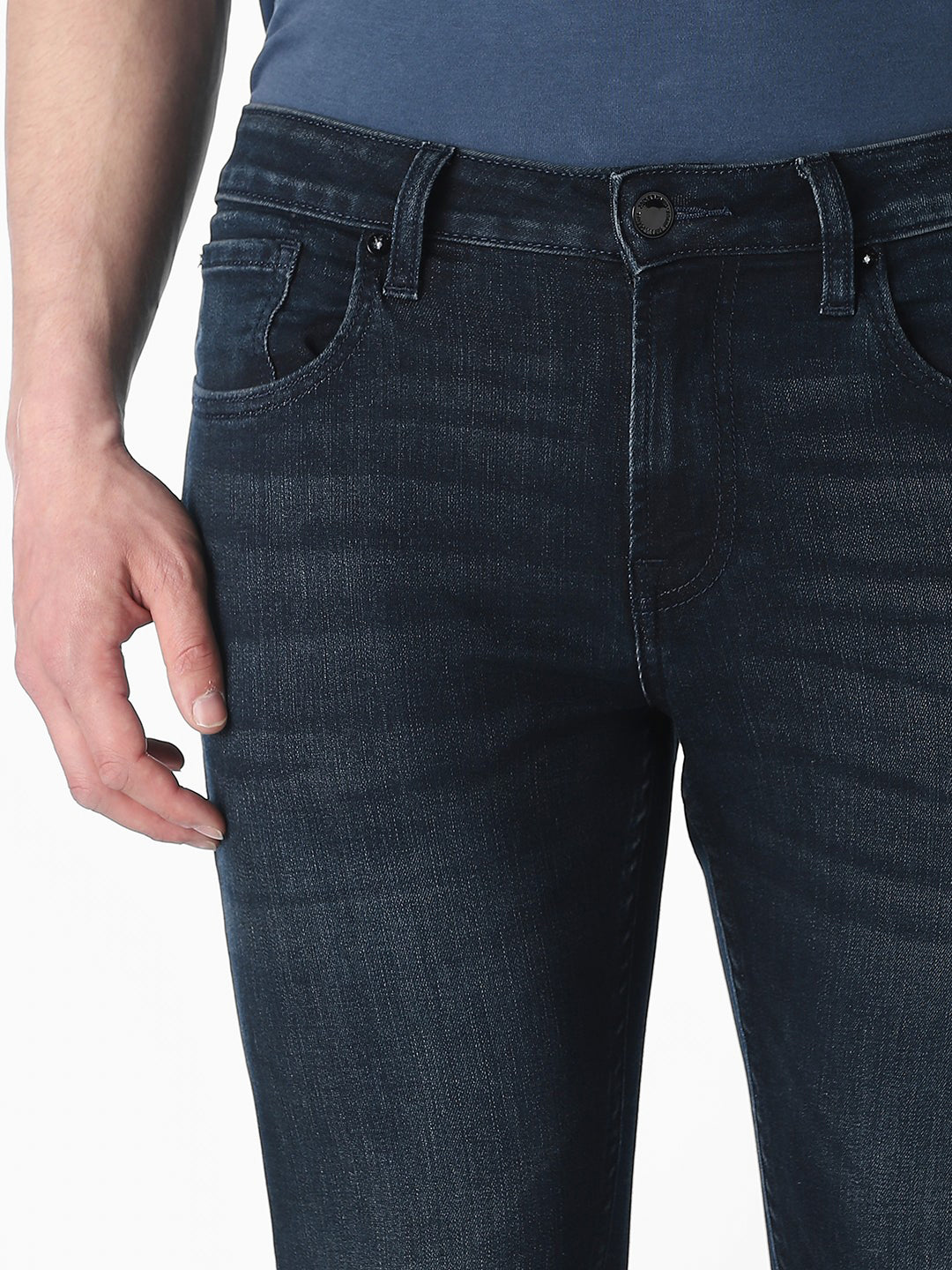 Dark Blue Glenn Slim Fit Jeans