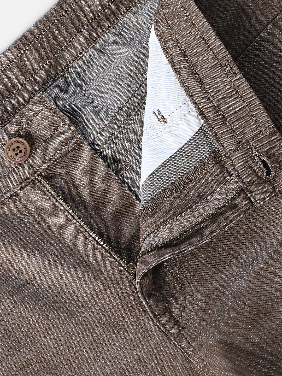 Beige 5 Pocket Glenn Slim Fit Jeans