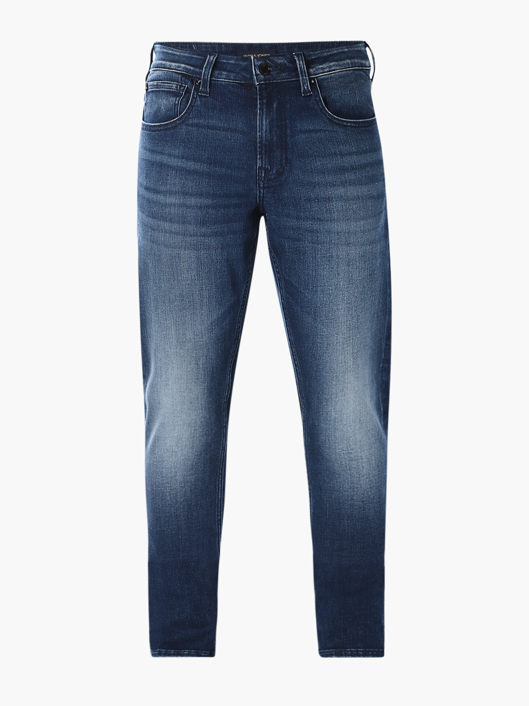 Dark Blue Washed Glenn Slim Fit Jeans