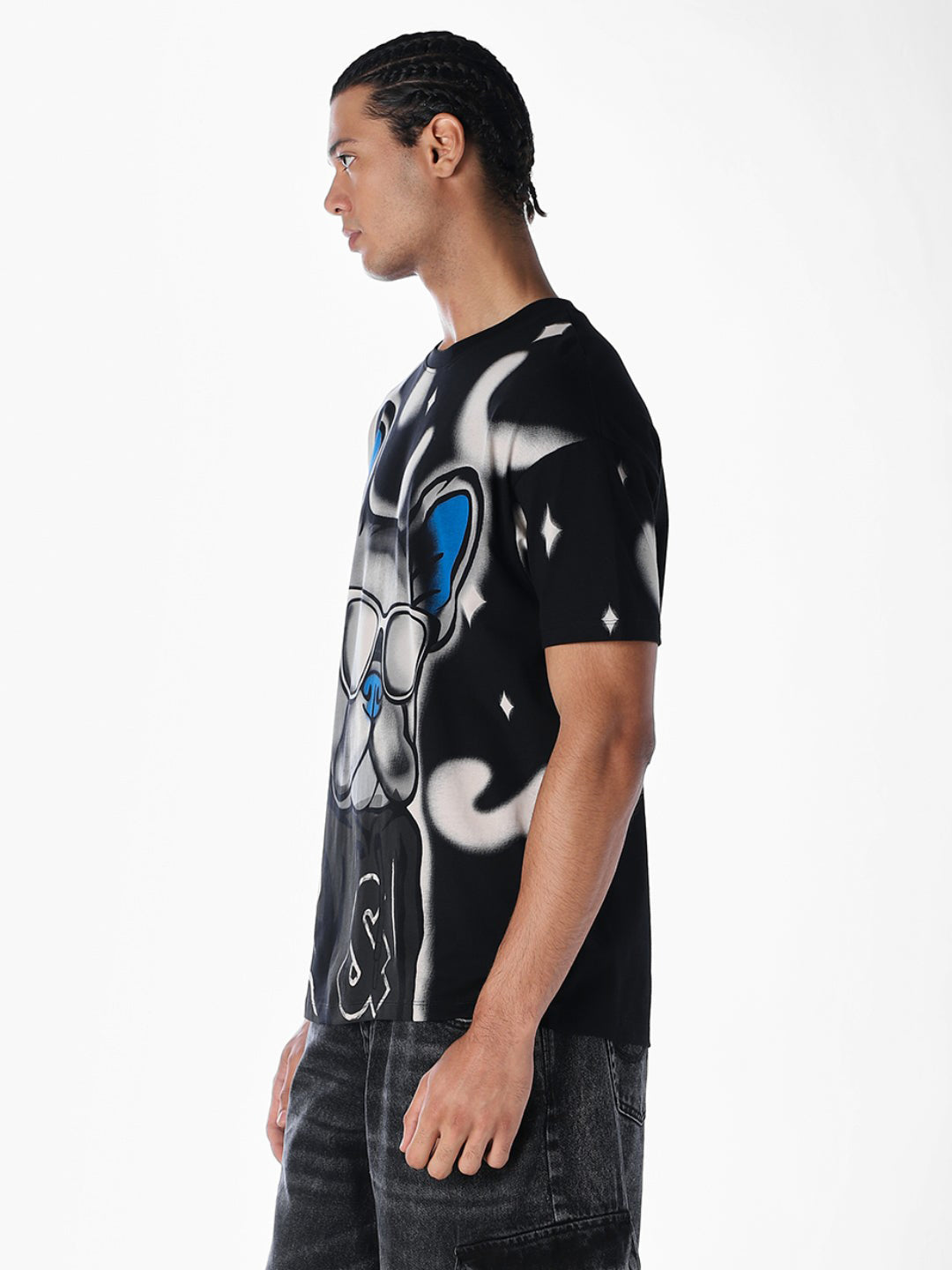 Doggo Print Oversized T-shirt