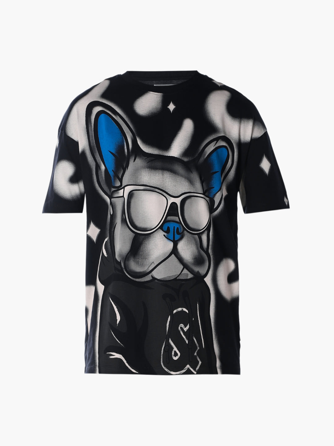 Doggo Print Oversized T-shirt