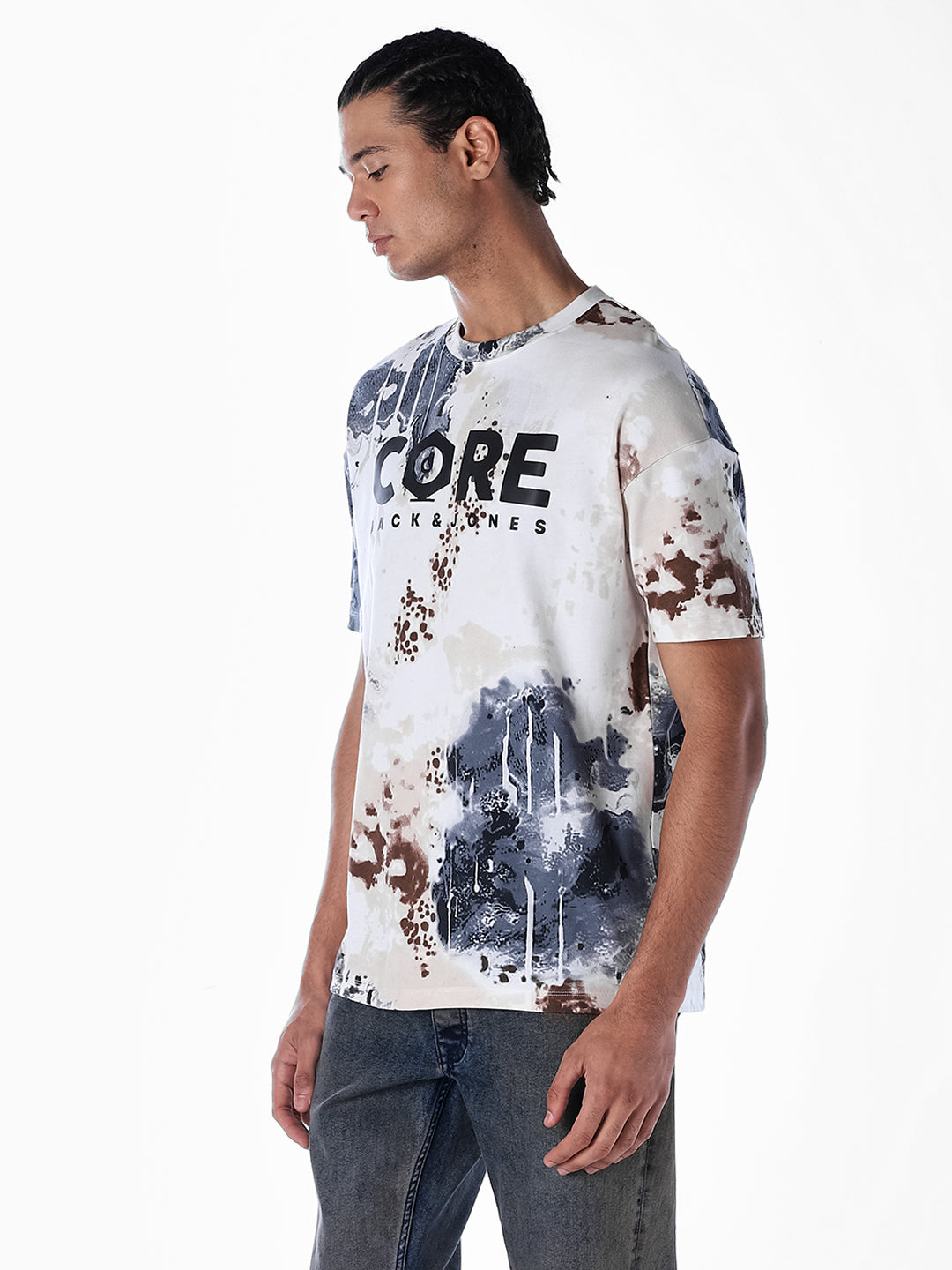 Printed Cotton Oversized T-shirt
