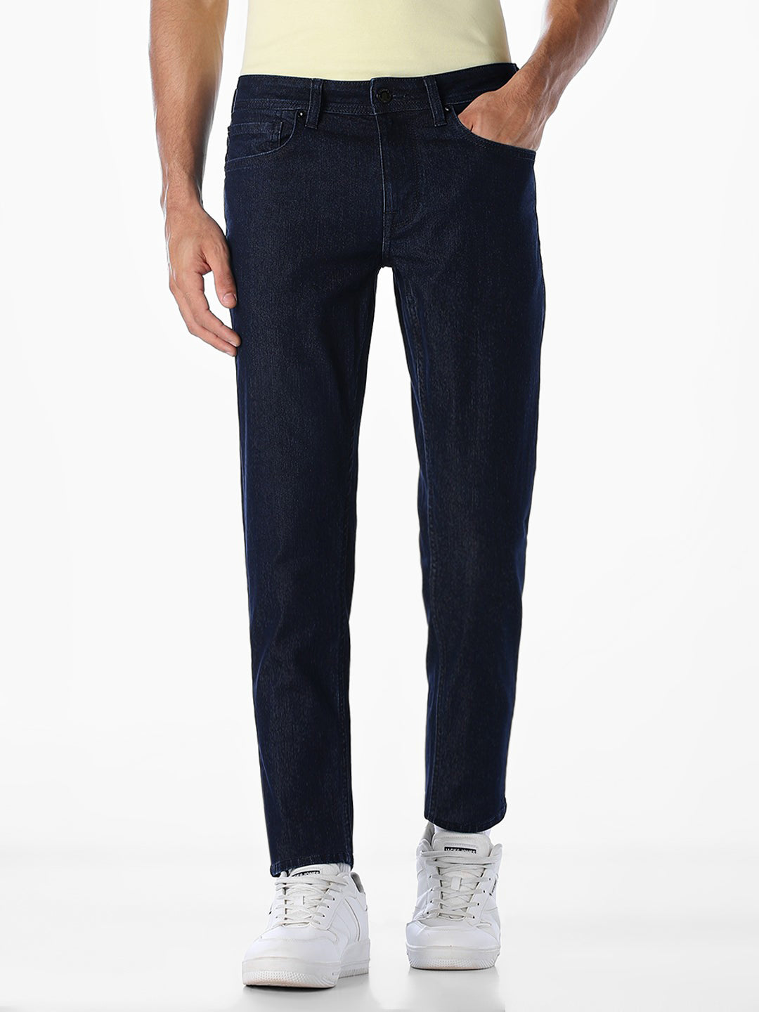Dark Blue 5 Pocket Slim Fit Jeans