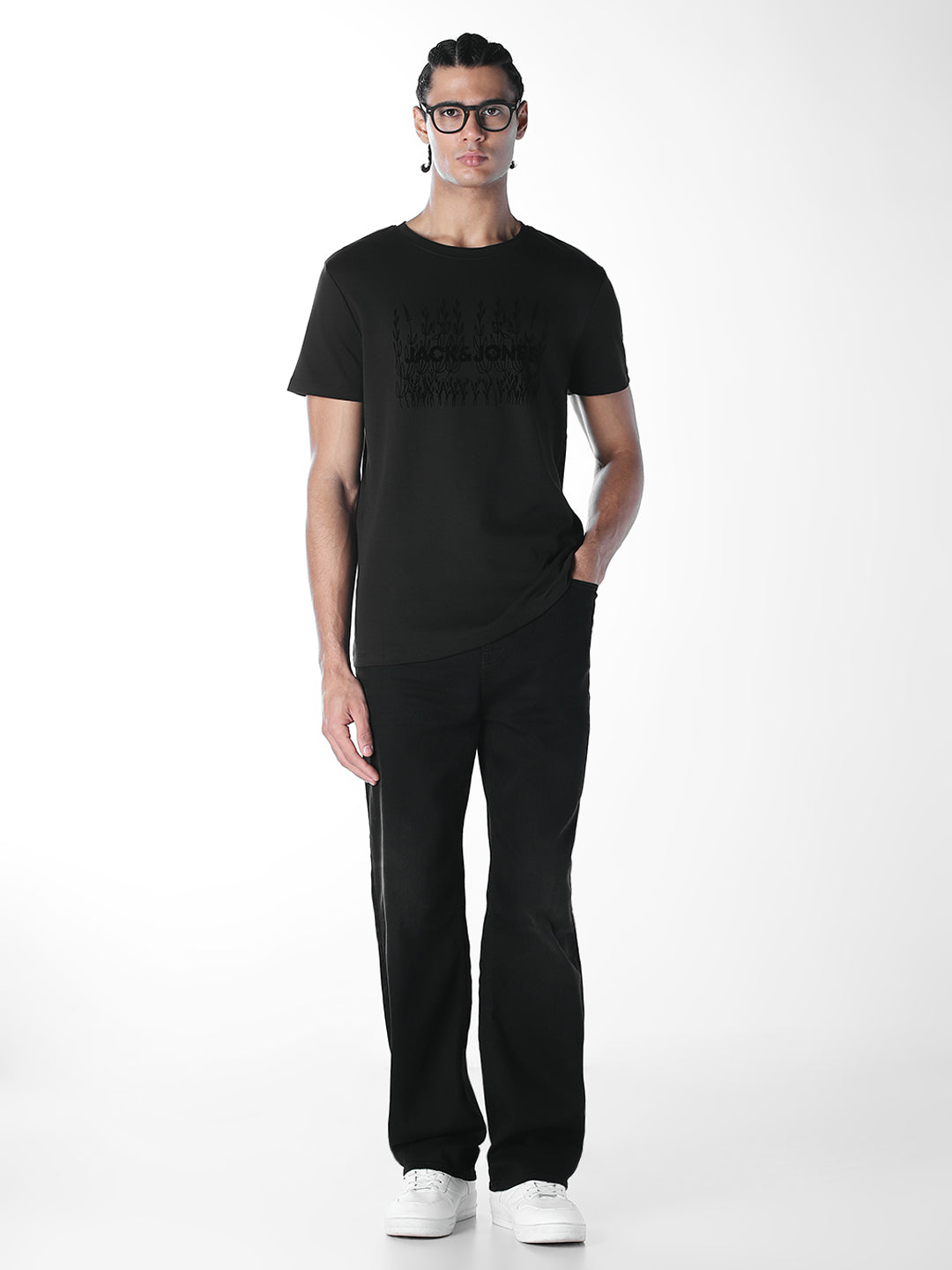 Black 5 Pocket Glenn Slim Fit Jeans