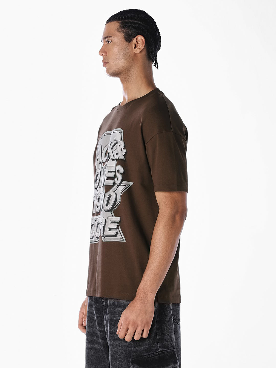 Printed Cotton Oversized T-shirt