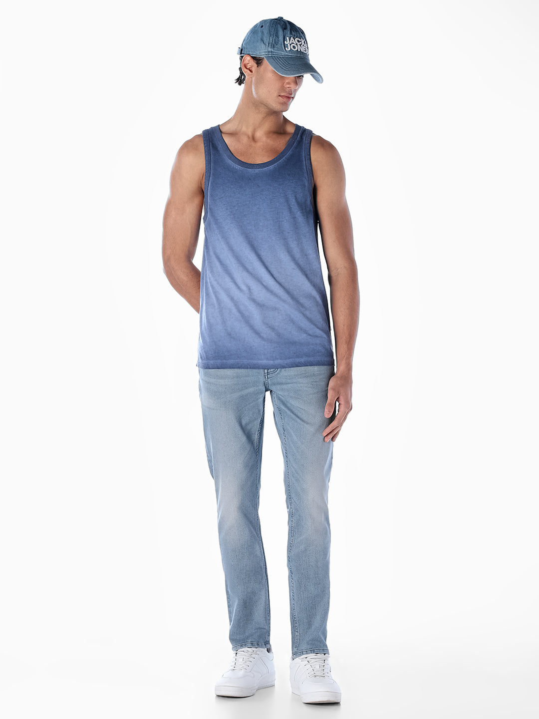 Light Blue Cropped Tim Anti Fit Jeans