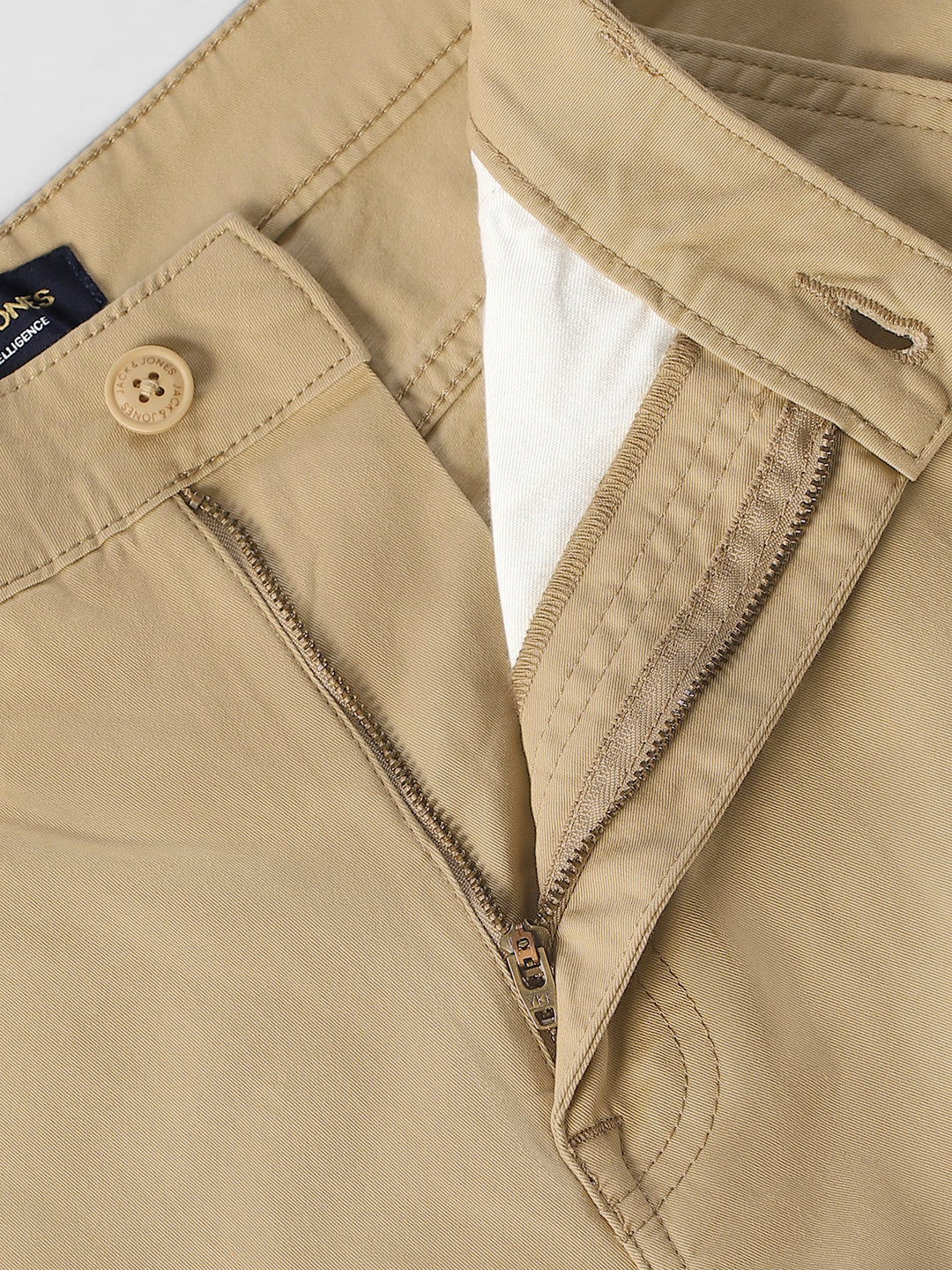 Beige 6 Pocket Cargo Pants