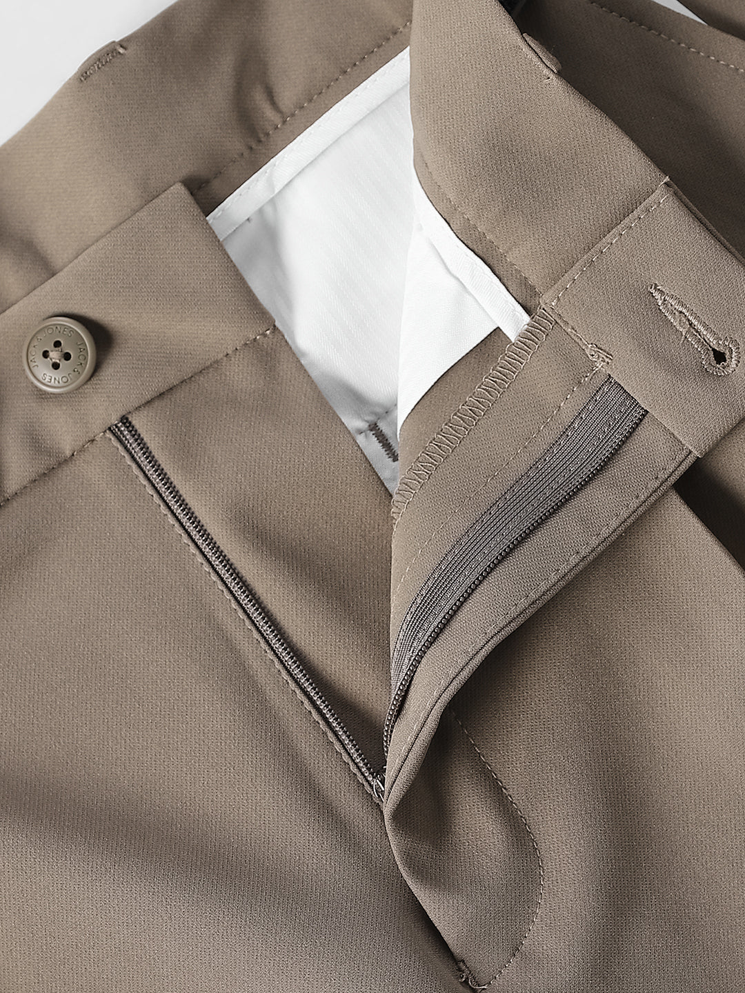 Dark Beige 4 Pocket Loose Fit Pants