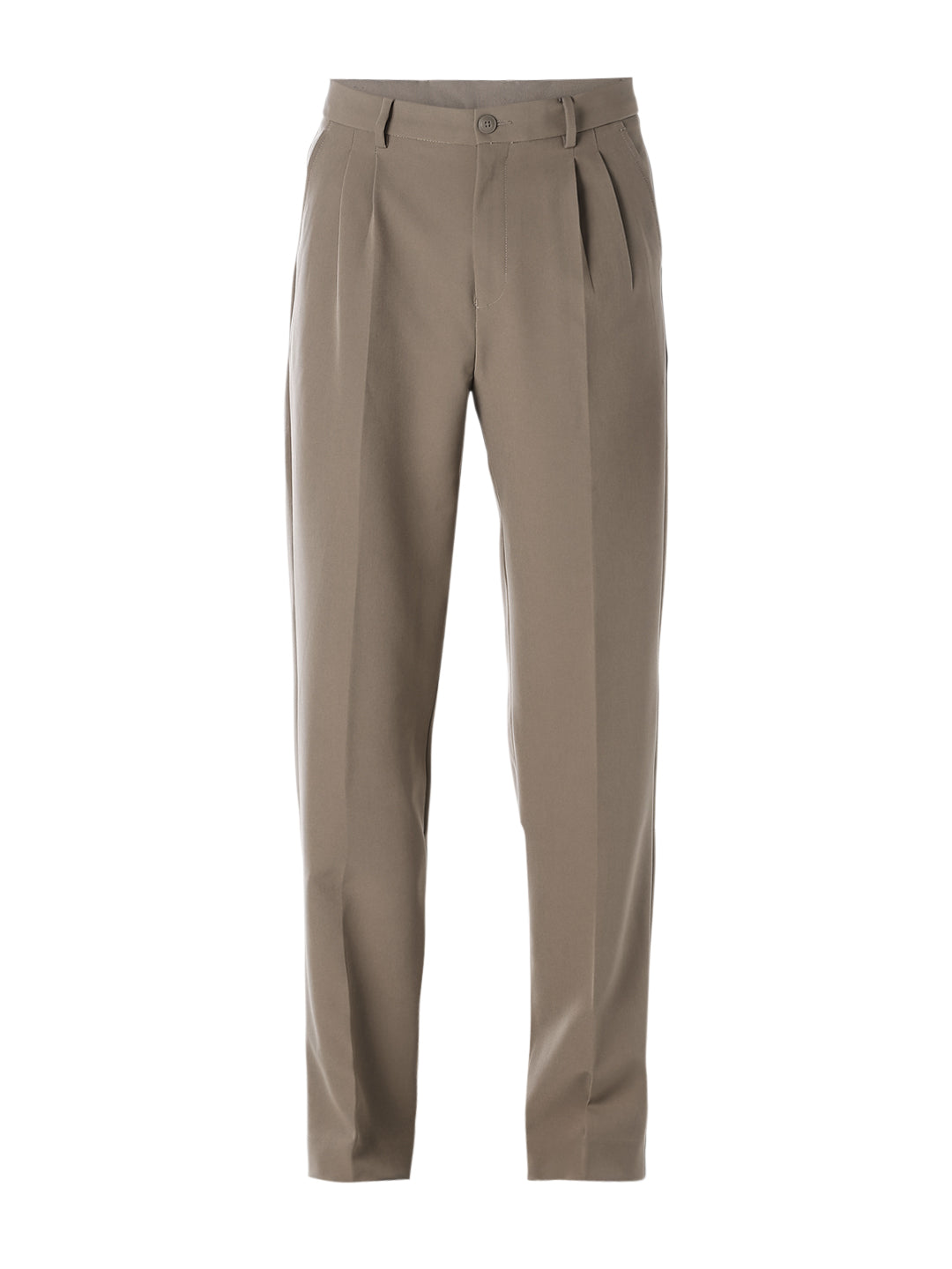 Dark Beige 4 Pocket Loose Fit Pants