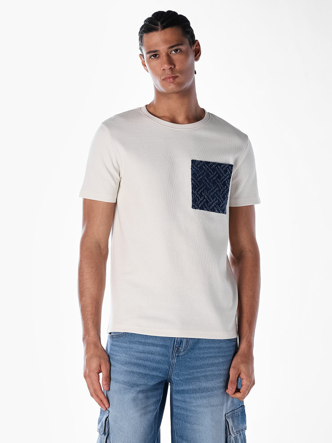 Contrast Chest Pocket T-shirt