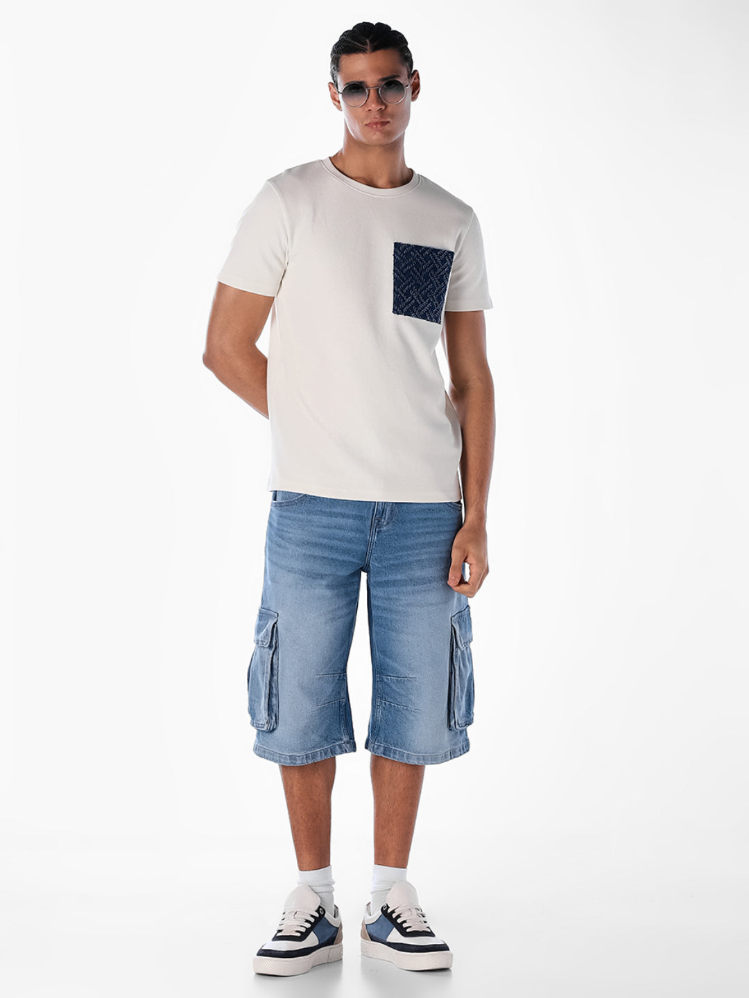 Contrast Chest Pocket T-shirt
