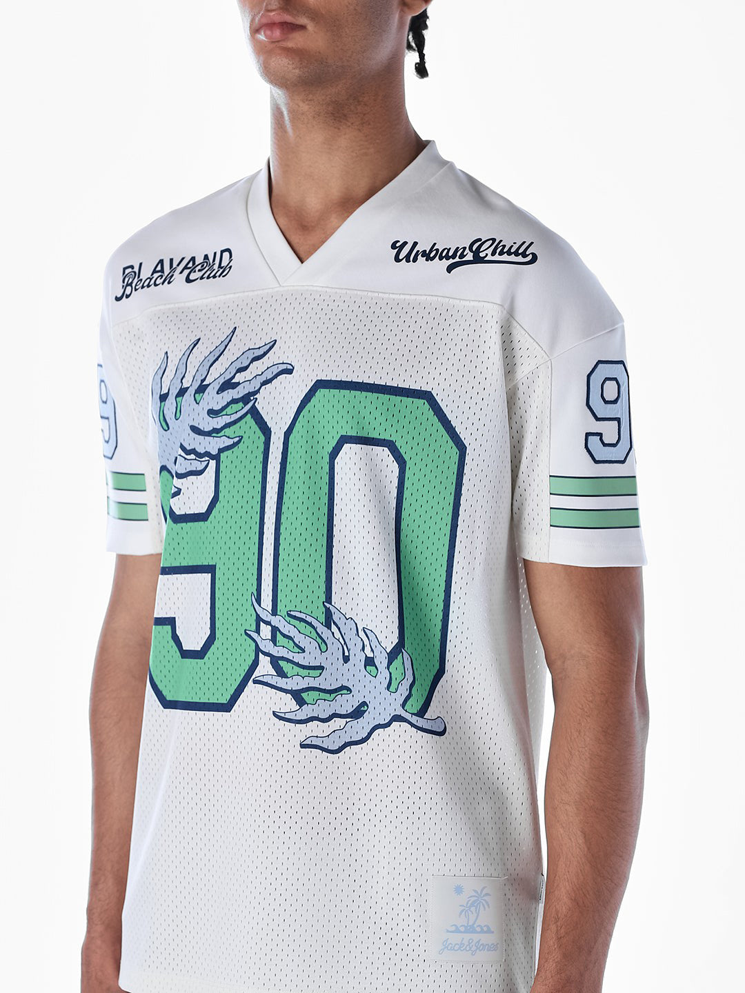 Cut & Sew Printed Oversized T-shirt