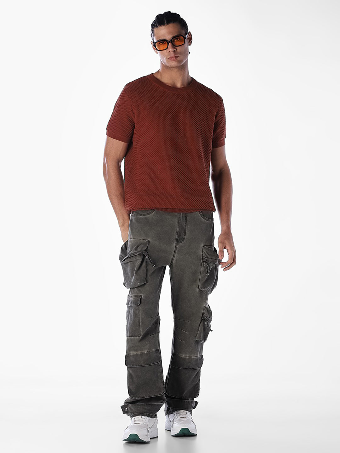 Knitted Crew Neck T-shirt