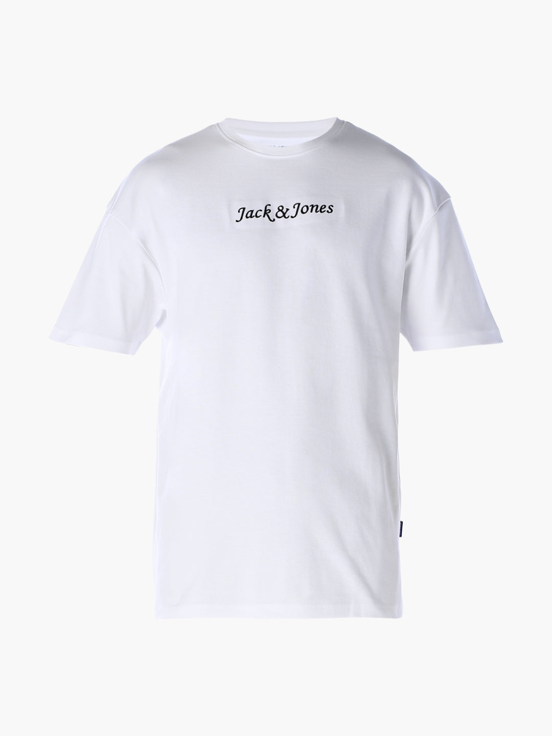 White Printed Boxy Fit T-shirt