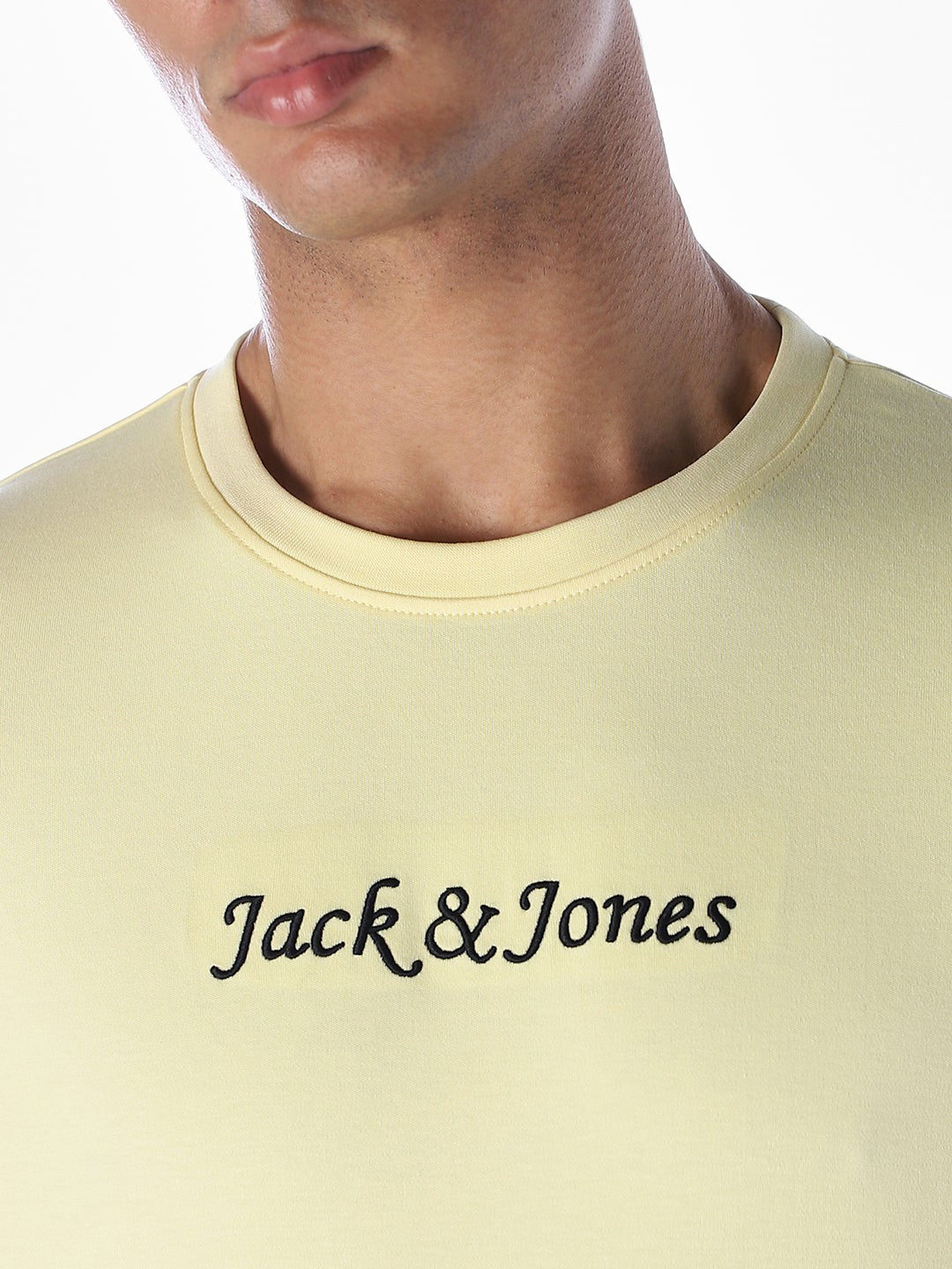 Yellow Printed Boxy Fit T-shirt