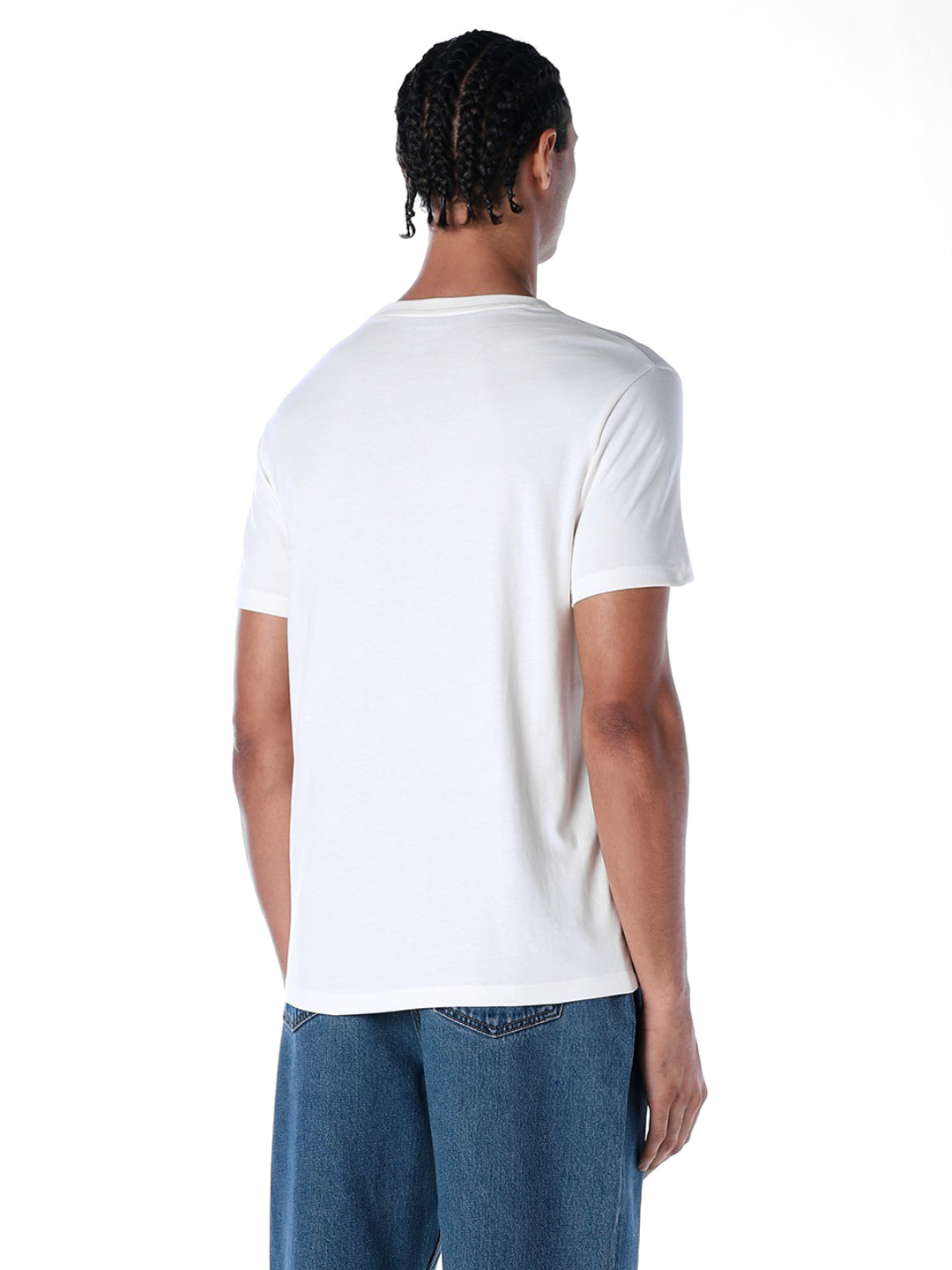 Tropical Print Cotton T-shirt