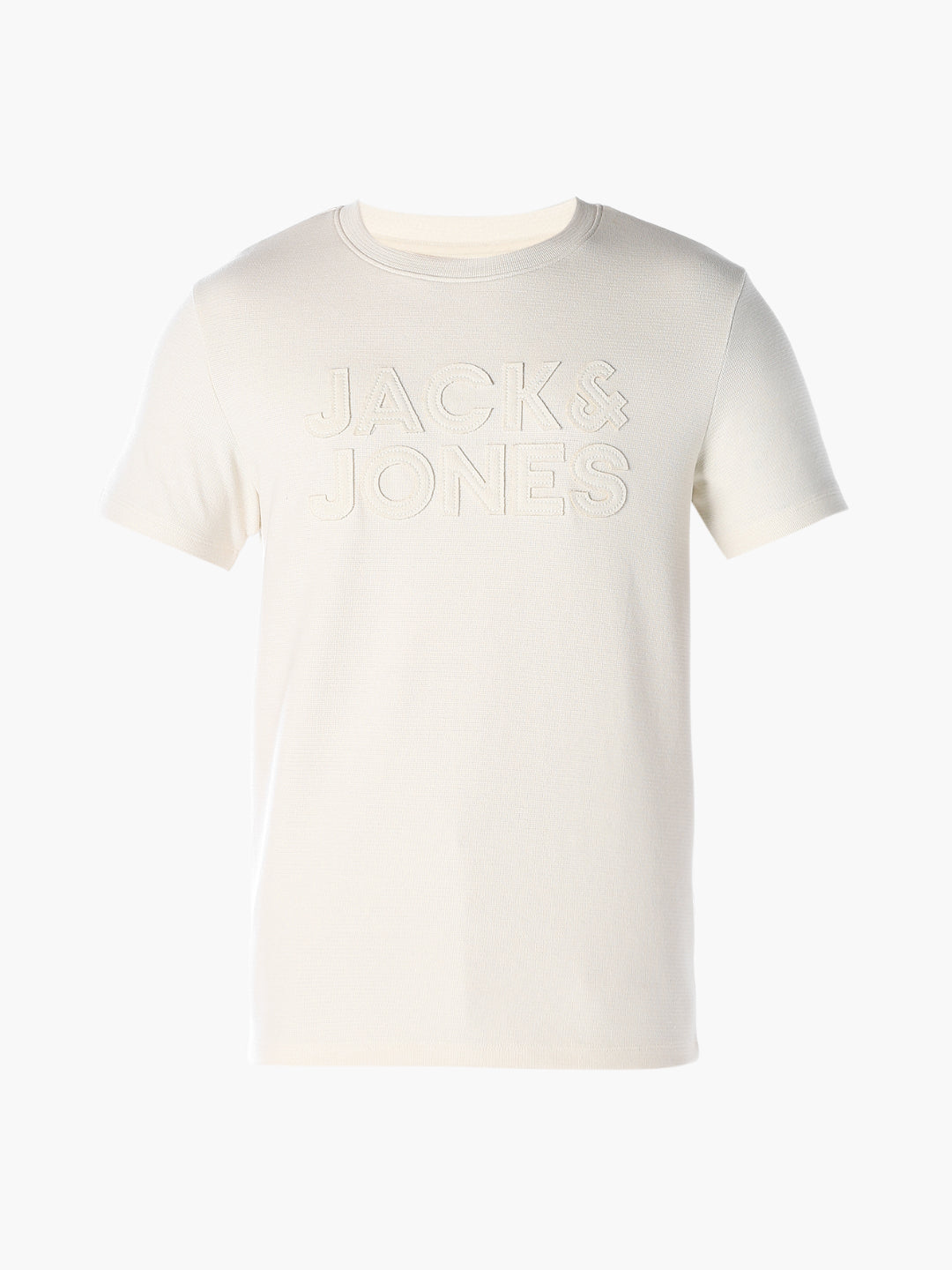 Applique Patchwork Logo Cotton T-shirt