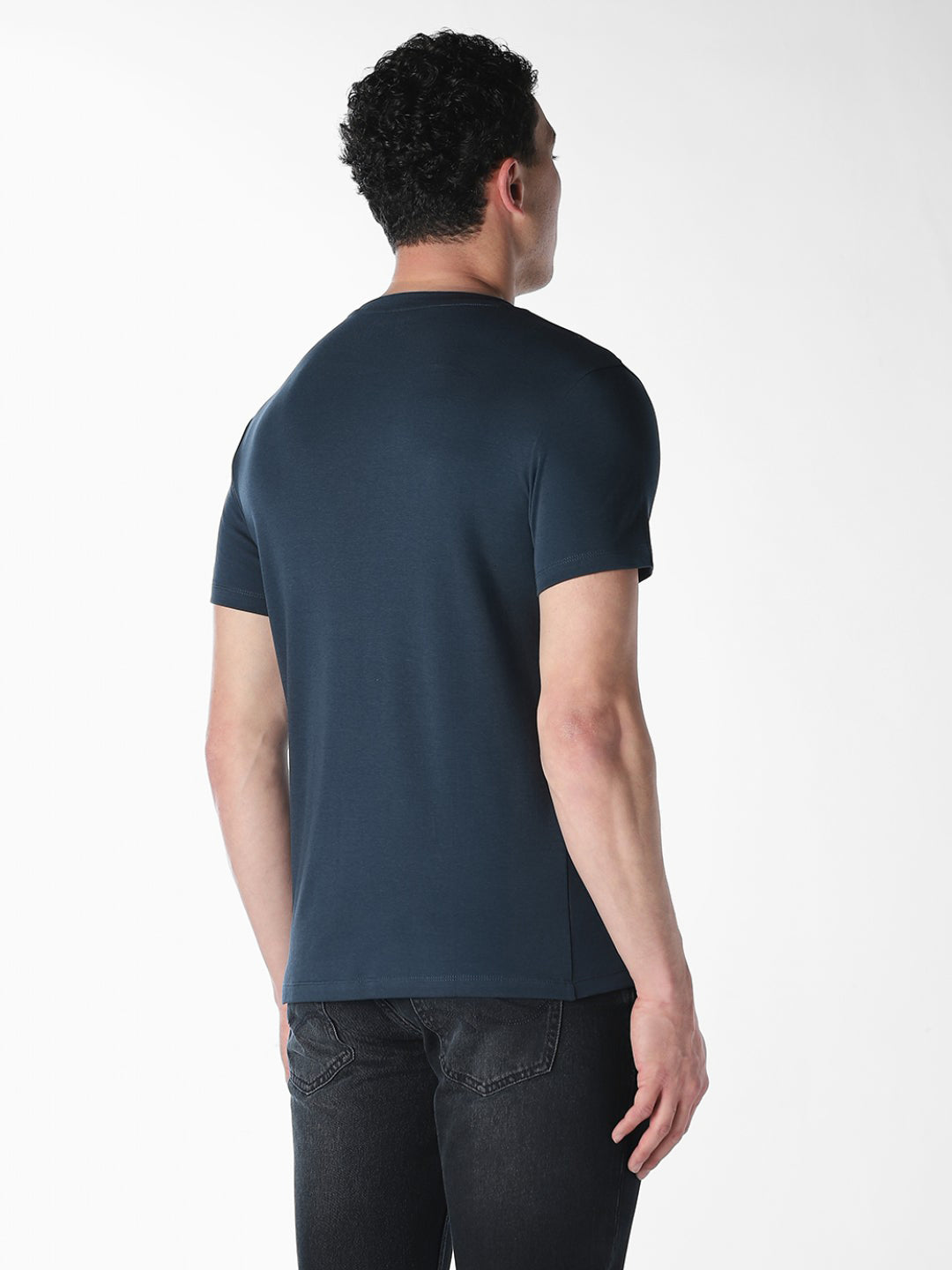 Floral Print Crew Neck T-shirt