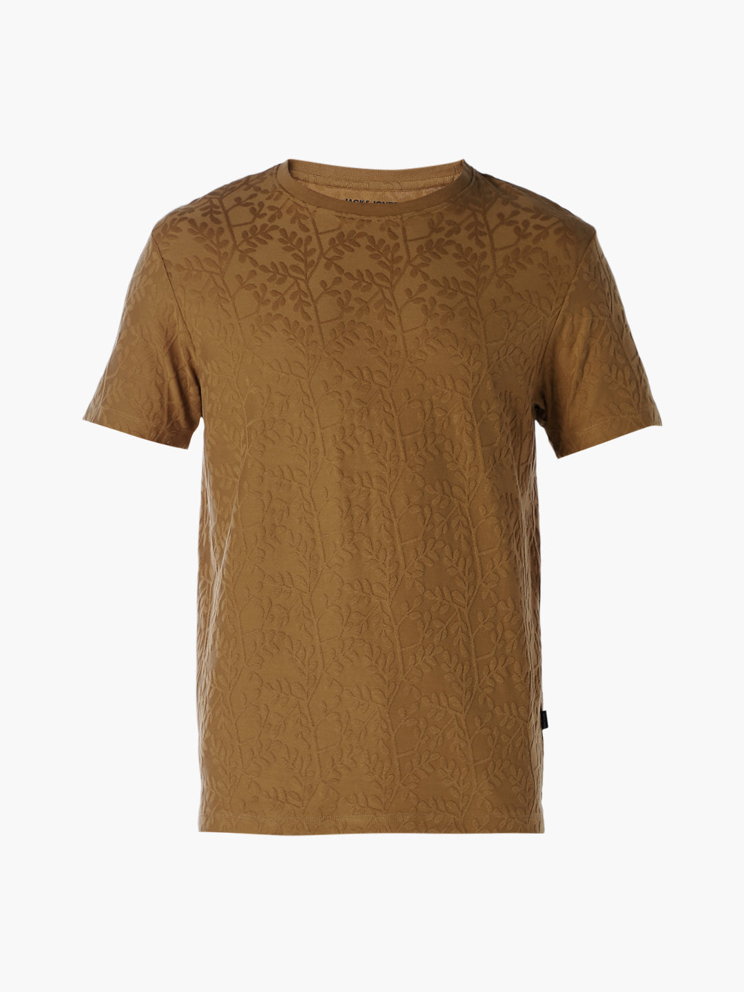 Jacquard Crew Neck T-shirt