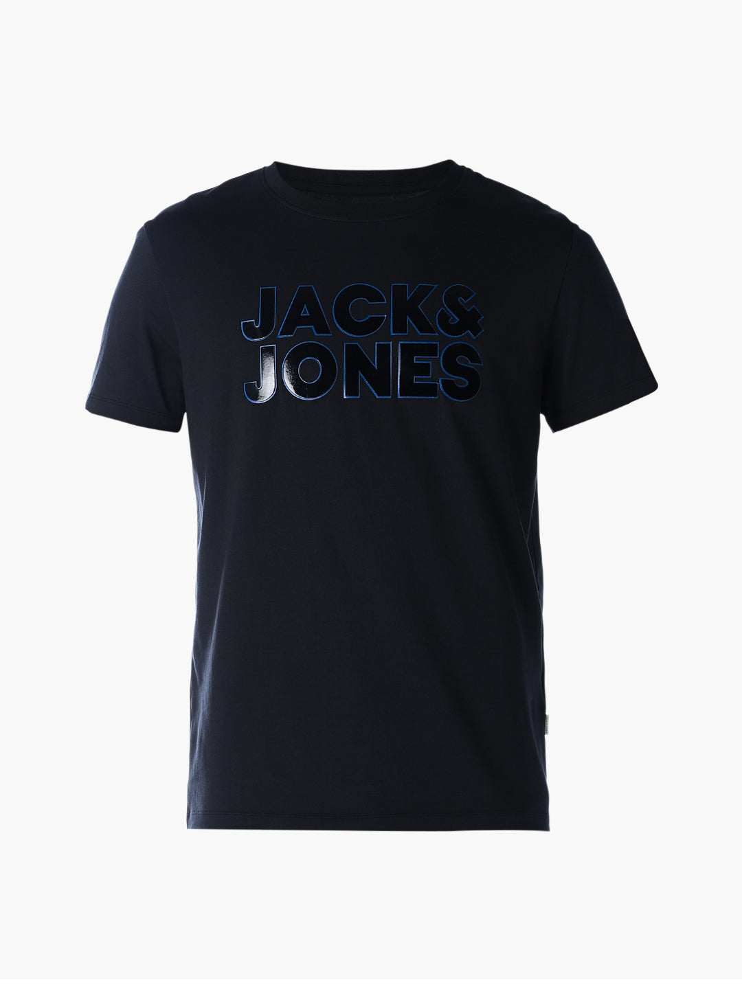 Logo Print Crew Neck T-shirt - Black