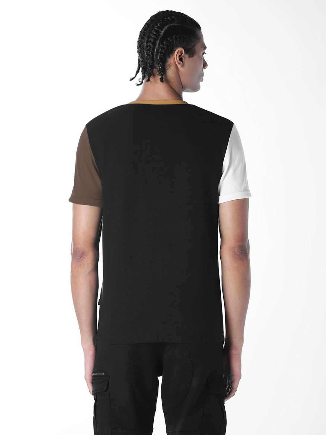 Colourblocked Crew Neck T-shirt
