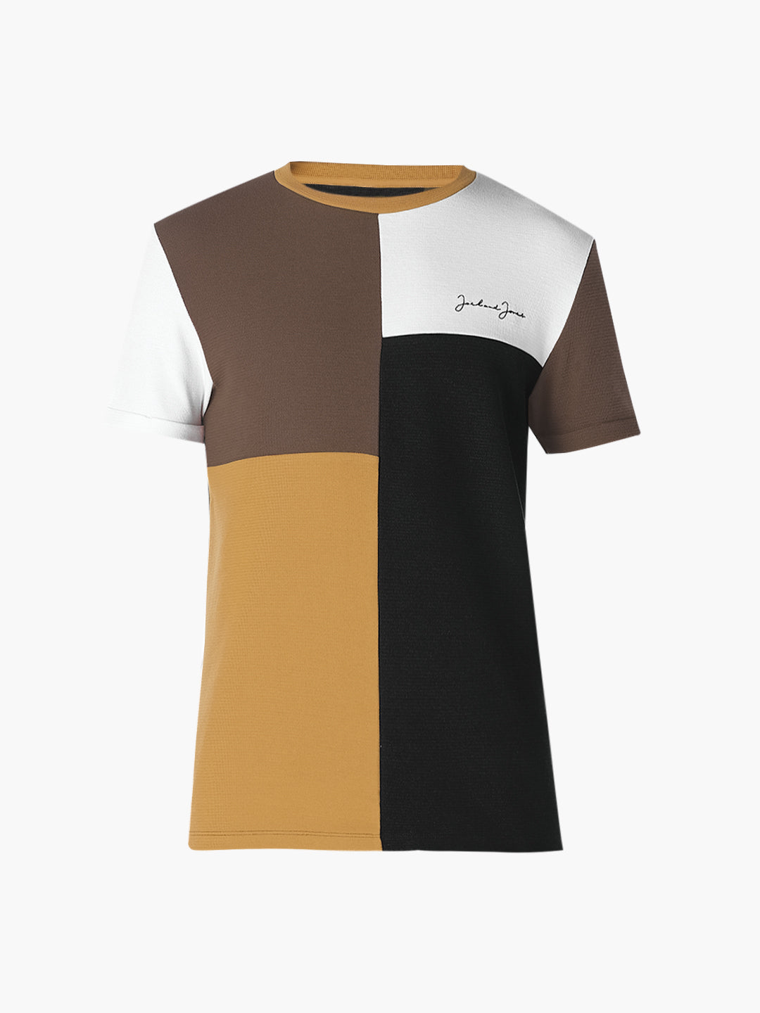 Colourblocked Crew Neck T-shirt