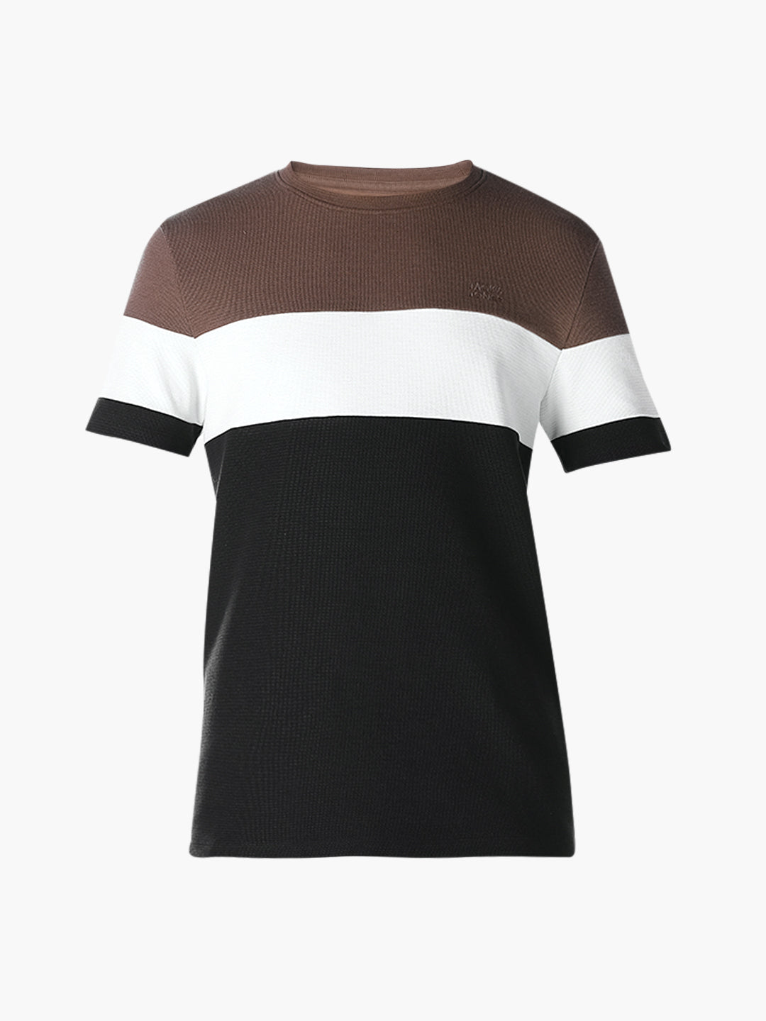Colourblocked Crew Neck T-shirt - Black