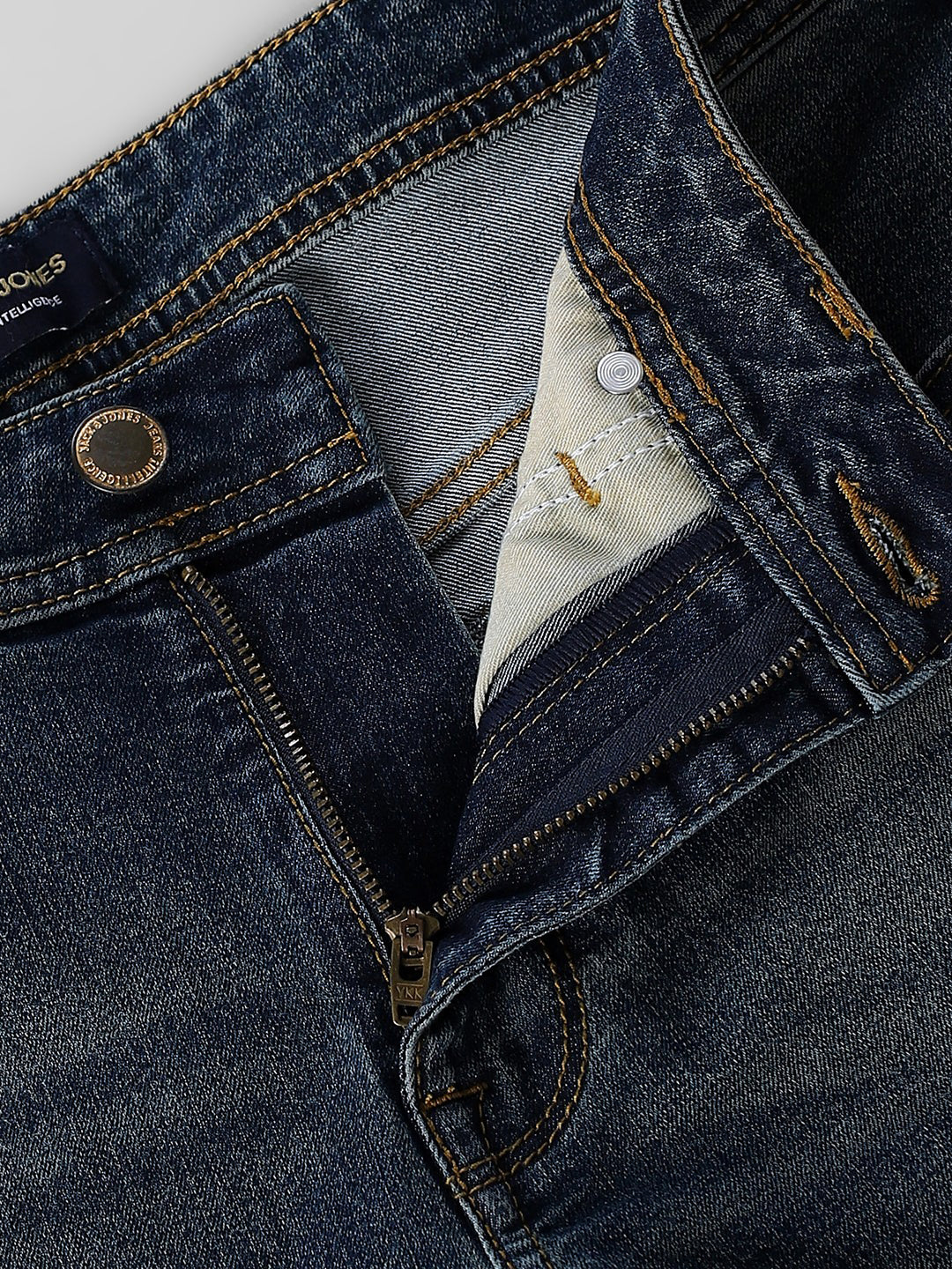 Brak Cropped Slim Fit Jeans - Dark Blue