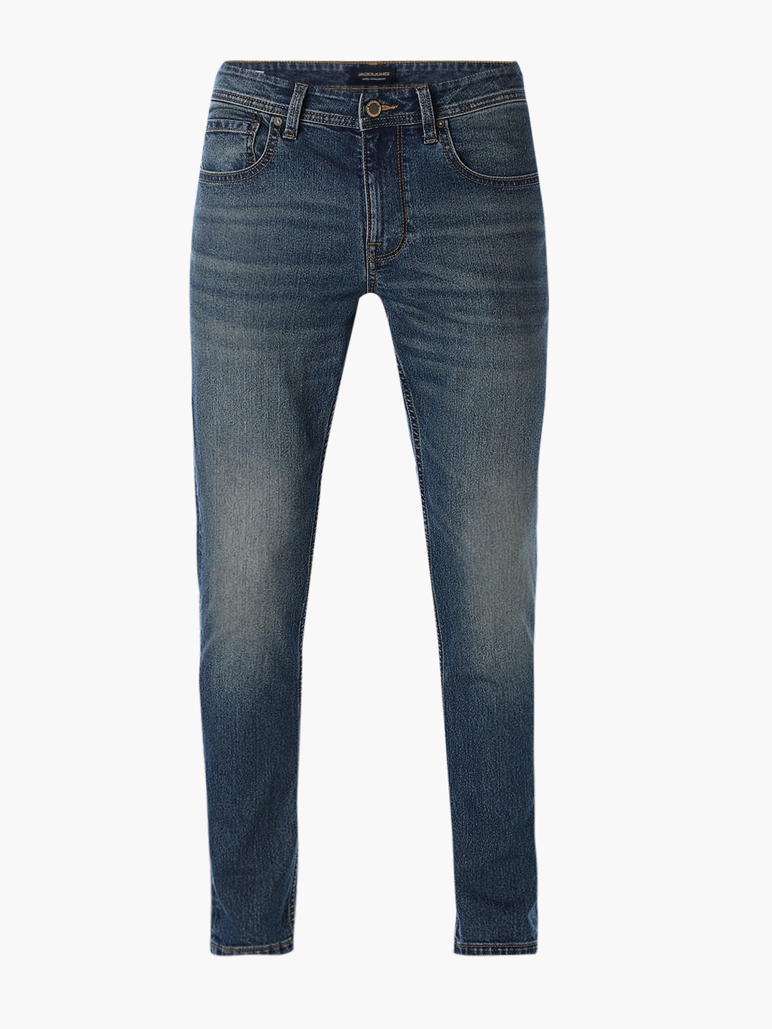 Brak Cropped Slim Fit Jeans - Dark Blue
