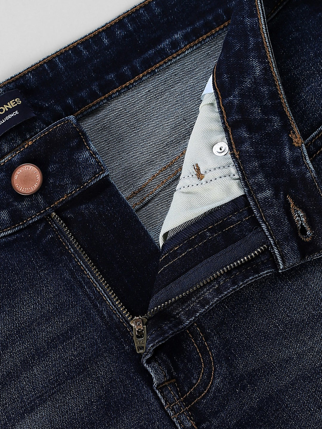 Brak Cropped Slim Fit Jeans - Dark Blue