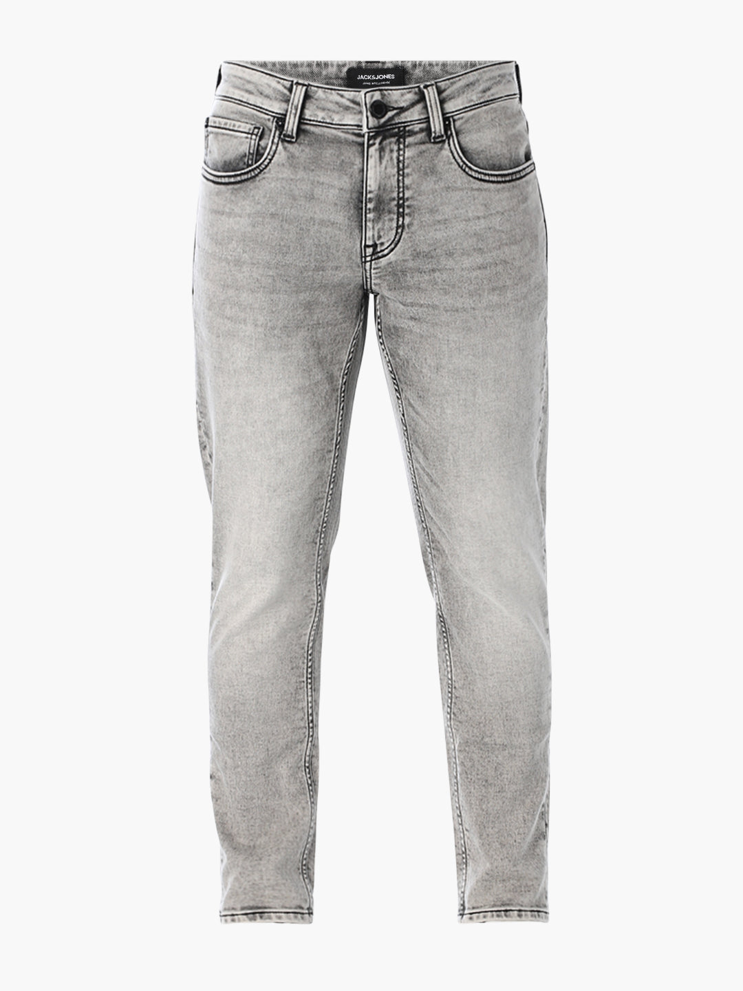 Grey Brak Cropped Slim Fit Jeans