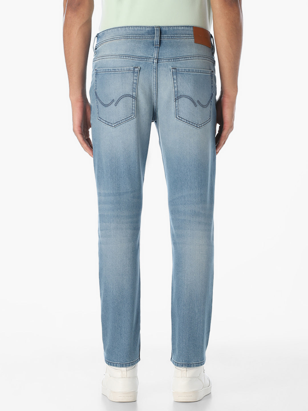 Light Blue Brak Cropped Slim Fit Jeans