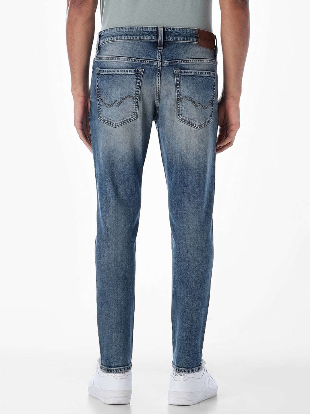 Washed Brak Slim Fit Jeans